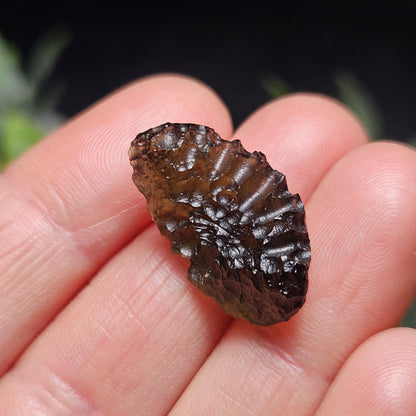 Genuine Moldavite Specimen 2.6g, Raw Genuine Moldavite