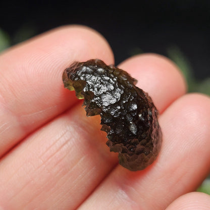 Genuine Moldavite Specimen 2.6g, Raw Genuine Moldavite