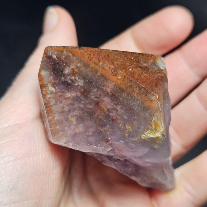 Red Capped Thunder Bay Amethyst from Canada, 128g
