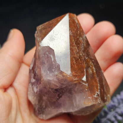 Red Capped Thunder Bay Amethyst from Canada, 160g