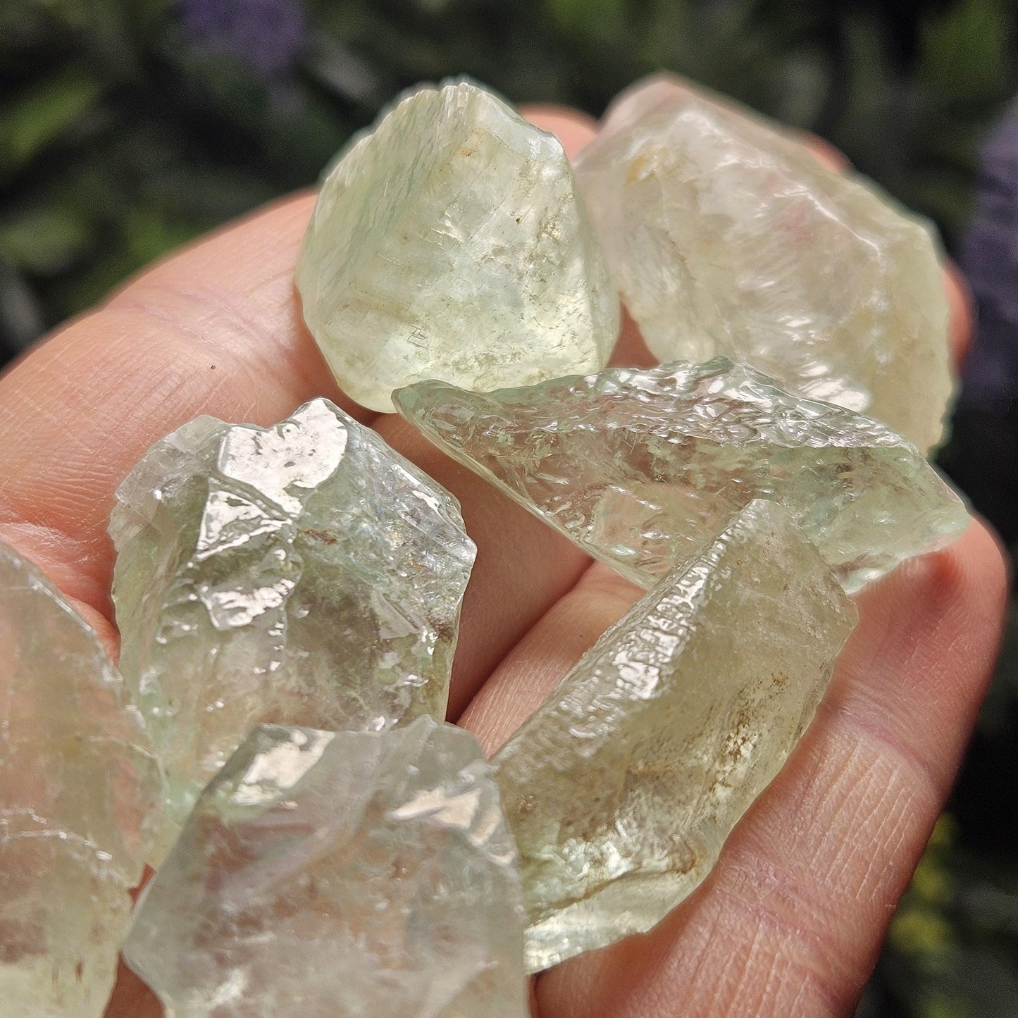 Green Calcite Crystal