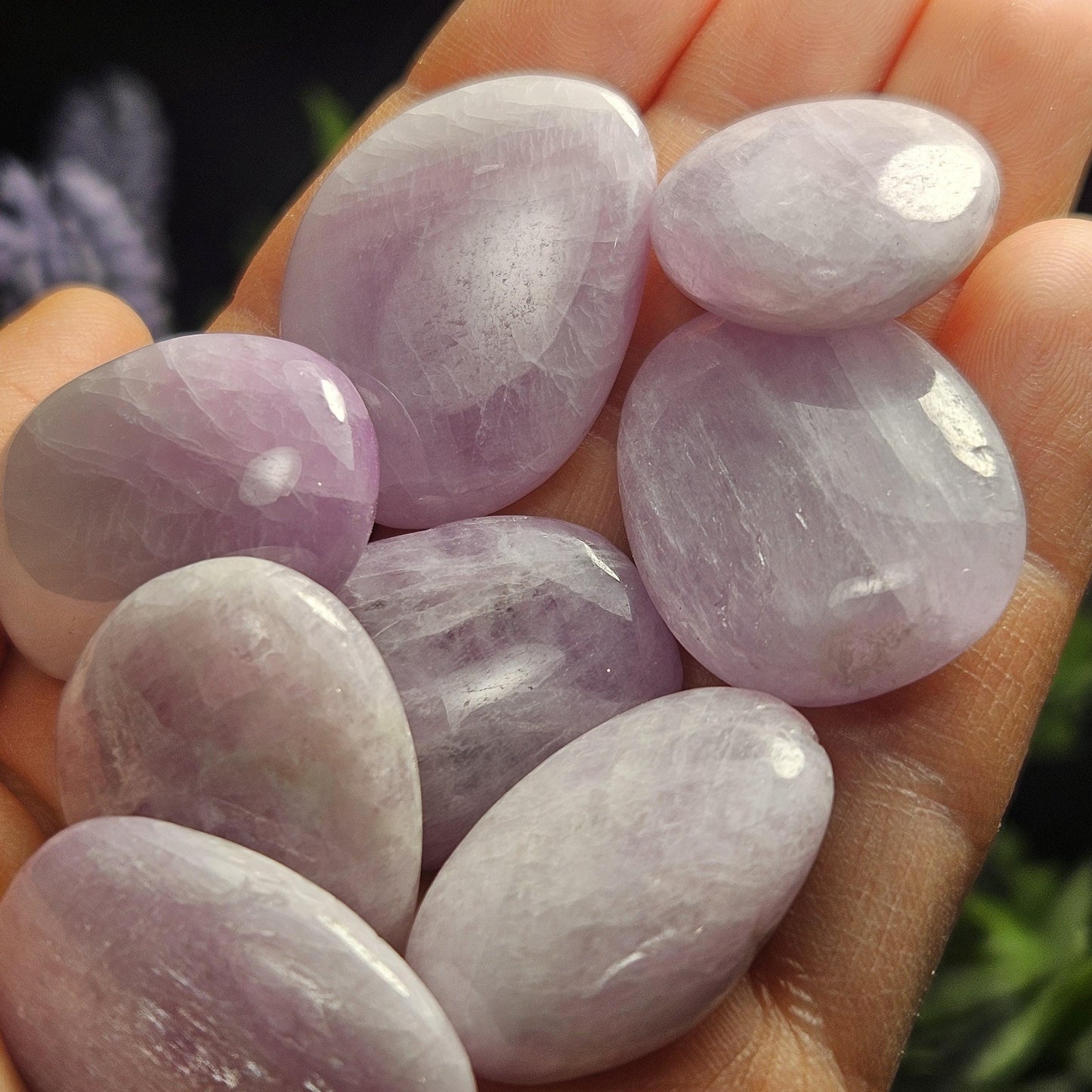 Purple Kunzite Tumbled Crystal, Kunzite Specimen