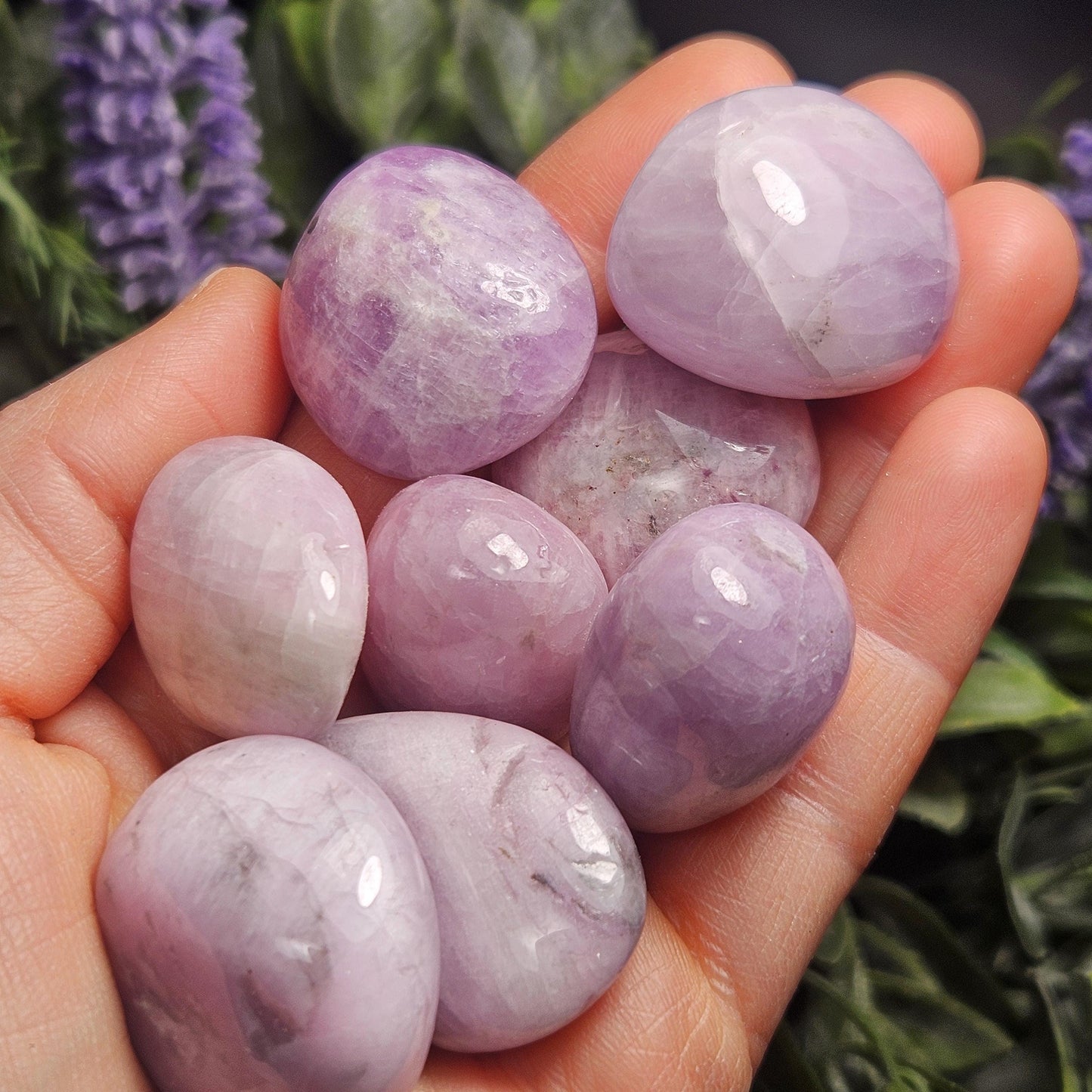 Purple Kunzite Polished Specimen 15g+, Tumbled Kunzite Crystal