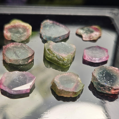 Blue Watermelon Tourmaline Slice, CHOOSE YOUR SLICE!