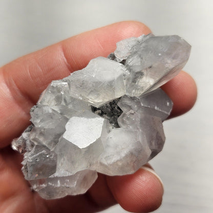 Benz Calcite & Clear Fluorite, 33g Yindu Mine Inner Mongolia Specimen