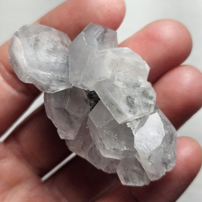 Benz Calcite & Clear Fluorite, 33g Yindu Mine Inner Mongolia Specimen