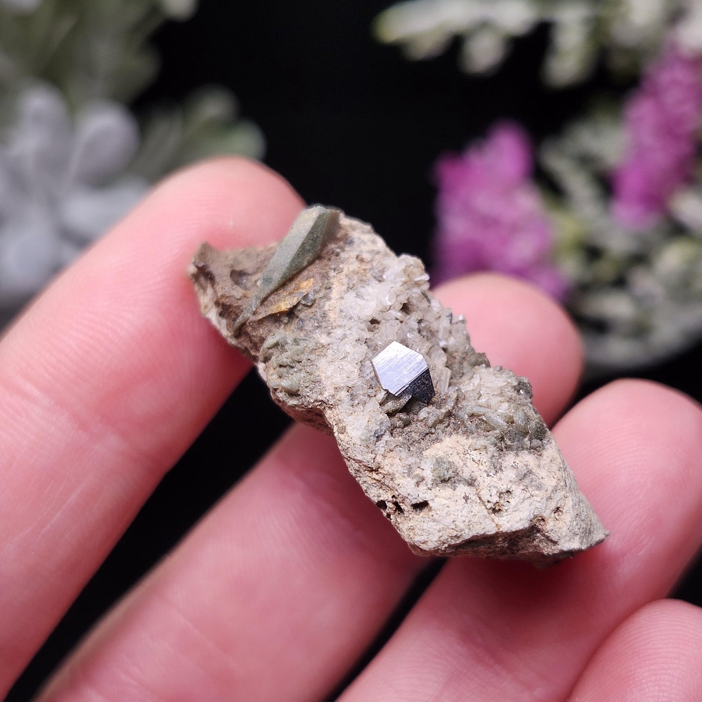 Anatase Quartz Crystal, Cluster Specimen