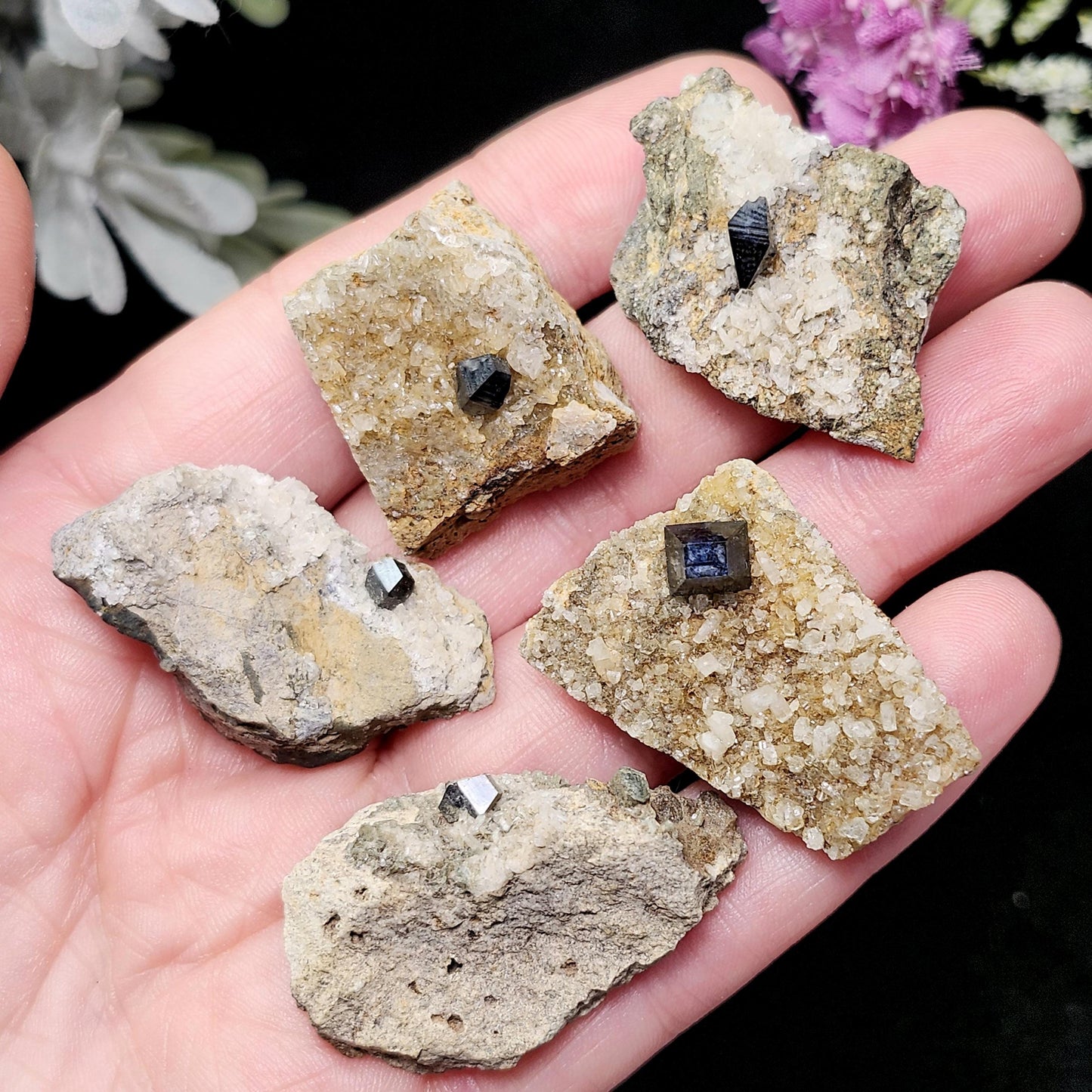 Anatase Quartz Crystal, Cluster Specimen