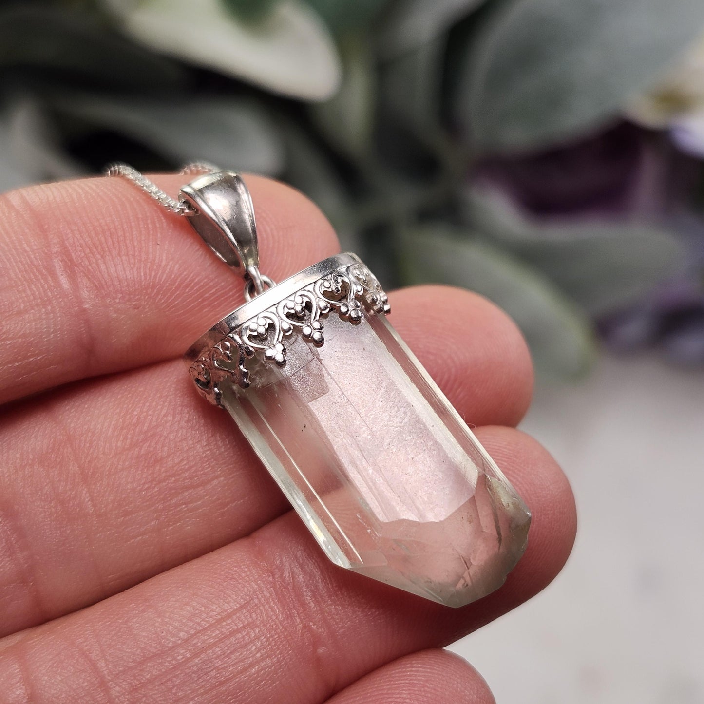 Golden Kunzite Pendant, Sterling Silver Yellow Kunzite Necklace, Spodumene Jewelry