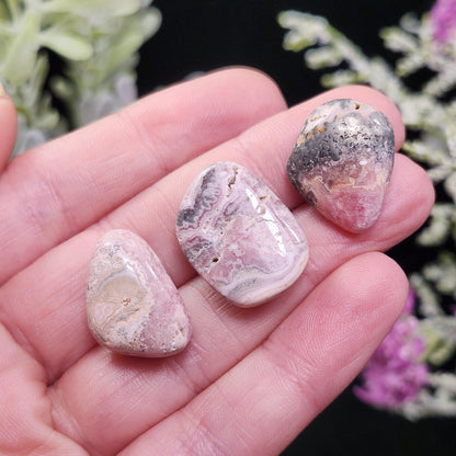Rhodochrosite Tumbled Crystal, Natural Rhodochrosite