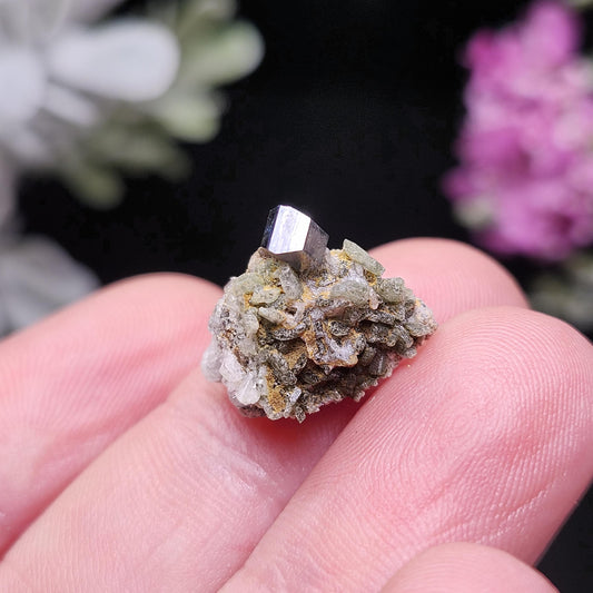 Anatase Cluster Specimen, Anatase Crystal Inclusion