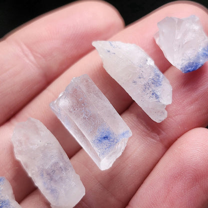Raw Dumortierite in Quartz, Fibrous Dumortierite Specimen