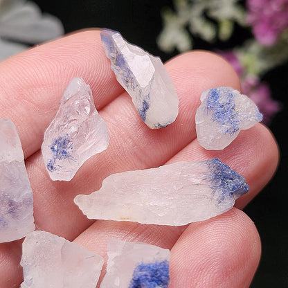 Raw Dumortierite in Quartz, Fibrous Dumortierite Specimen
