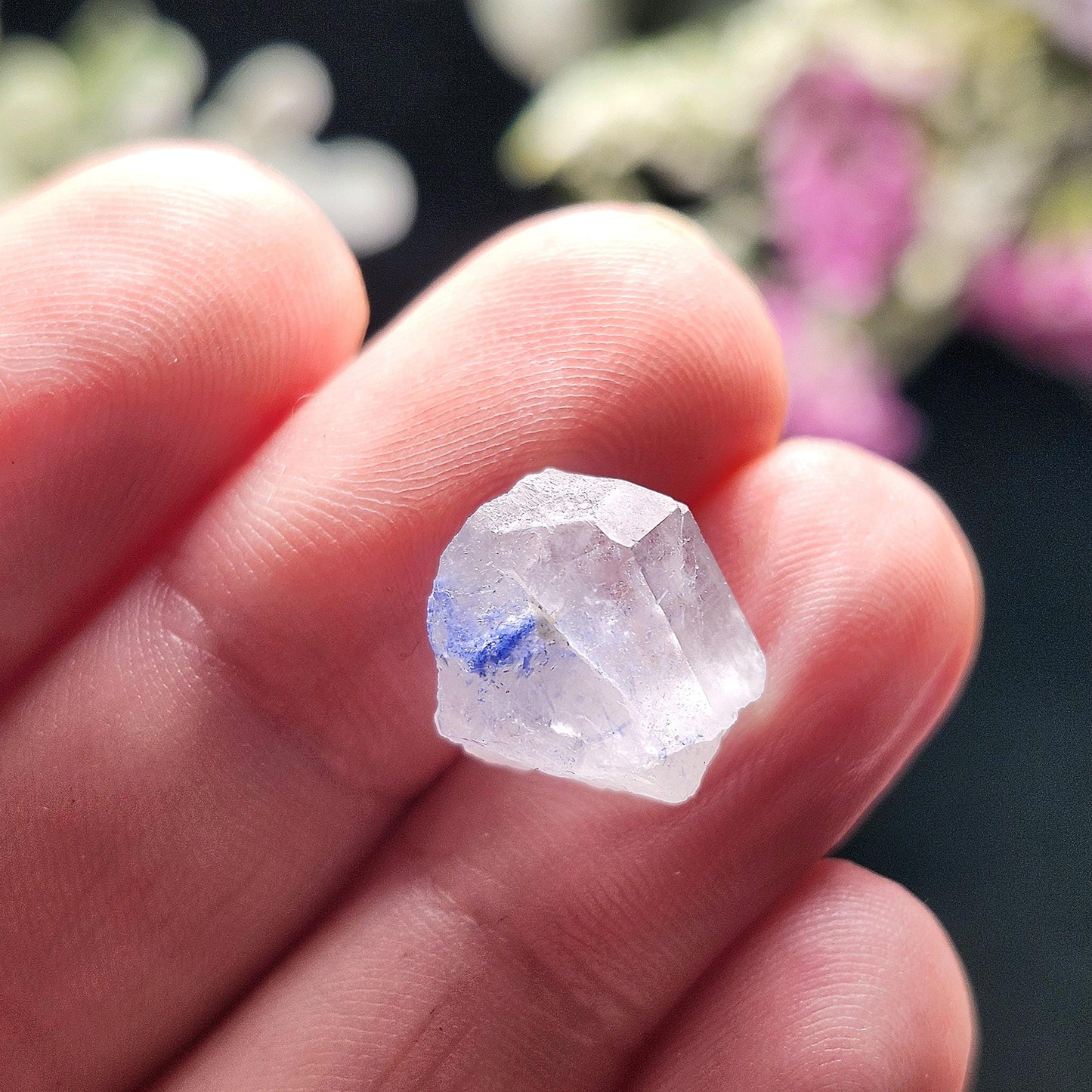 Raw Dumortierite in Quartz, Fibrous Dumortierite Specimen