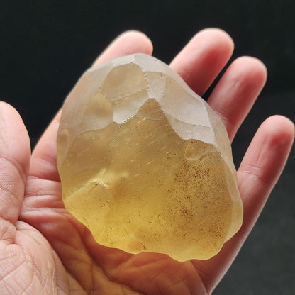 Libyan Desert Glass Specimen 148g, RawLibyan Gold Tektite Crystal