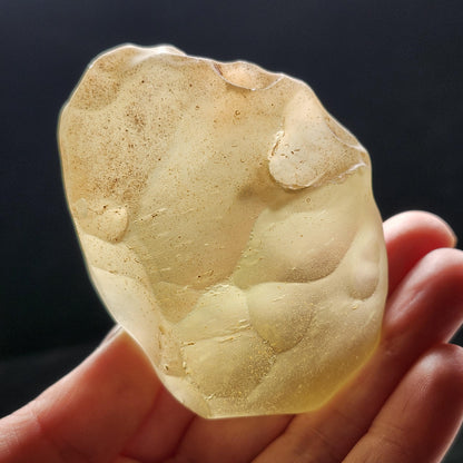 Libyan Desert Glass Specimen 148g, RawLibyan Gold Tektite Crystal