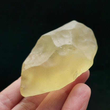 Libyan Desert Glass Specimen 72g, Raw Libyan Gold Tektite Crystal