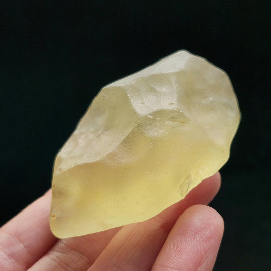 Libyan Desert Glass Specimen 72g, Raw Libyan Gold Tektite Crystal