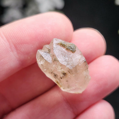 Smoky Hanksite Specimen: UV Reactive Salt Crystal from Searles Lake