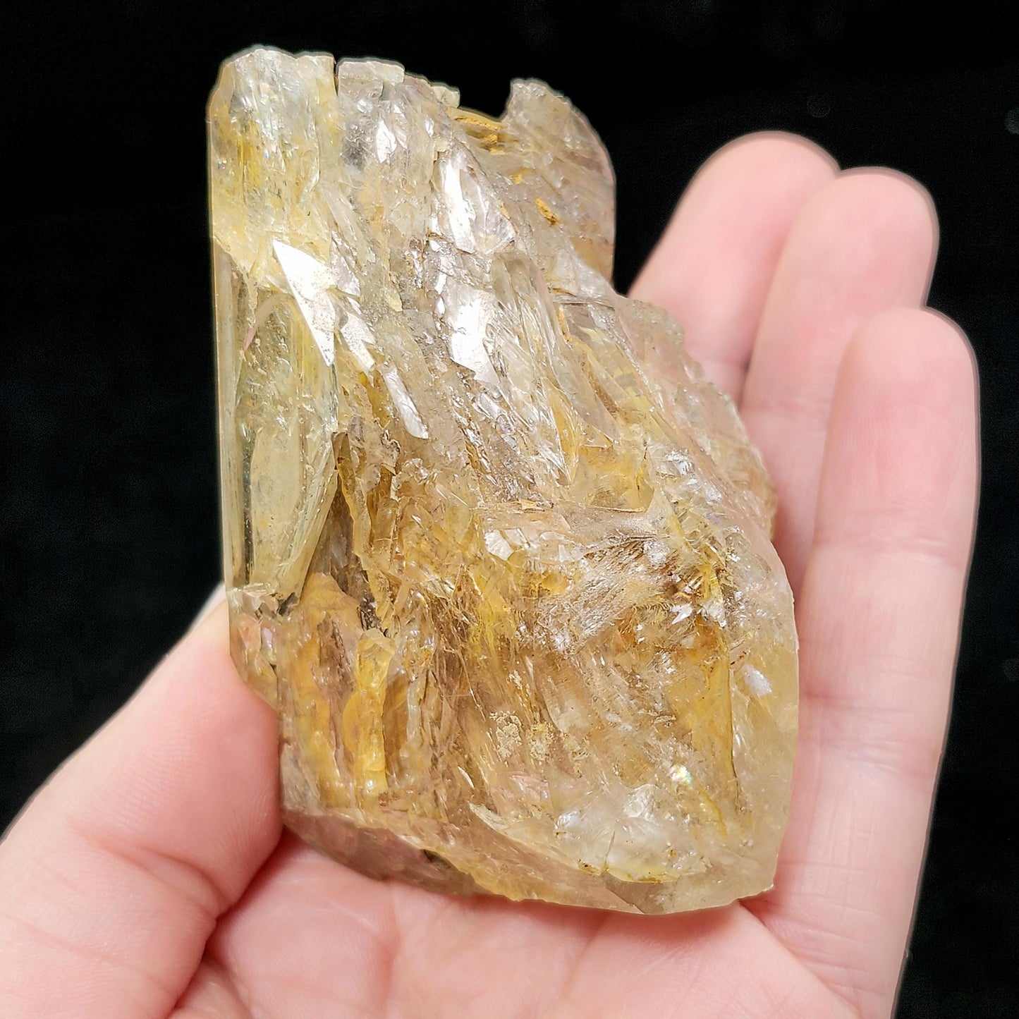 Angel Chime Skeletal Herkimer Diamond Quartz 195g