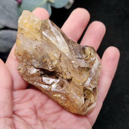 Skeletal Herkimer Diamond Golden Quartz 130g