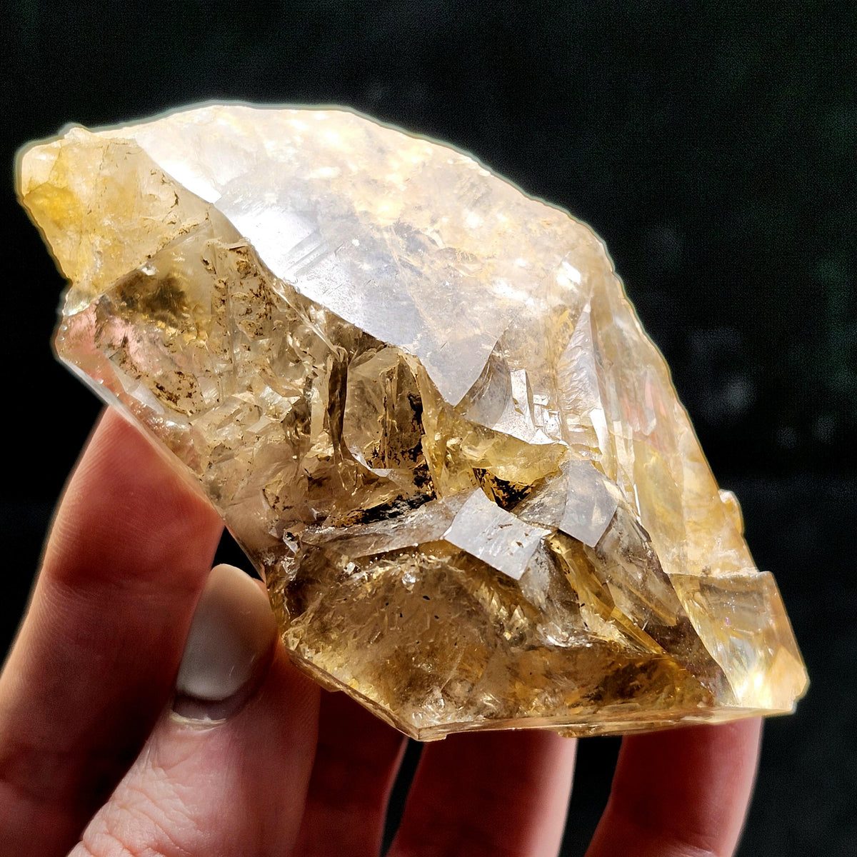 Skeletal Herkimer Diamond Quartz with Rainbow Inclusions 130.63g