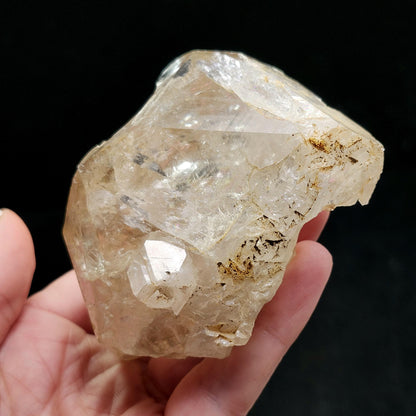 Rainbow Herkimer Diamond Quartz 247g, Skeletal Herkimer Crystal with Rainbow Inclusion