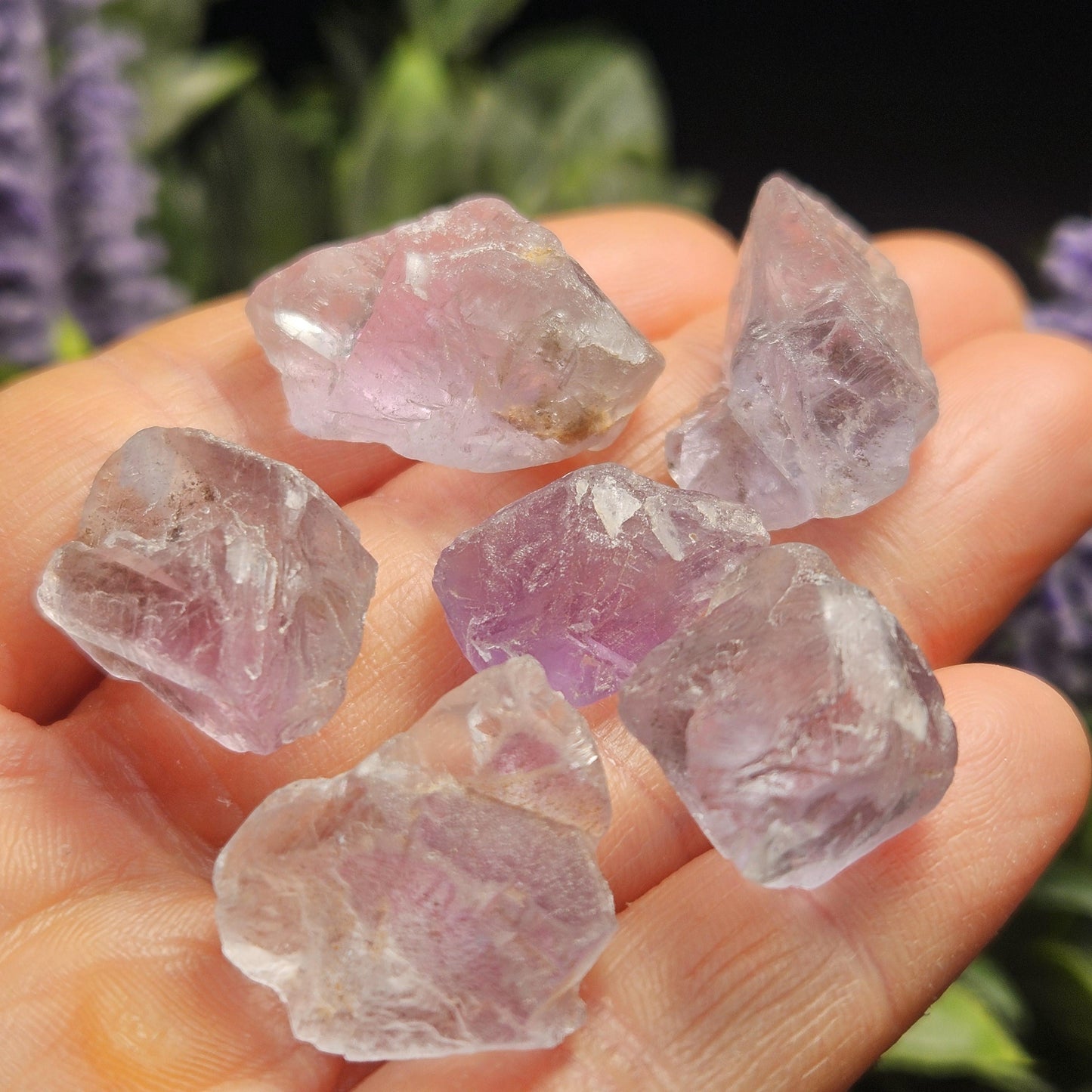 Himalayan Purple Fluorite Crystal, Raw Blue Purple Fluorite Specimen