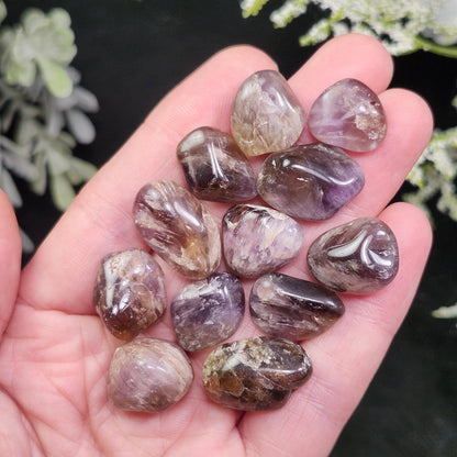 Tumbled Smoky Ametrine, Brazilian Crystal