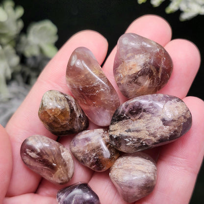Tumbled Smoky Ametrine, Brazilian Crystal