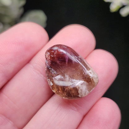 Lepidocrocite Quartz, Tumbled Stone from Brazil