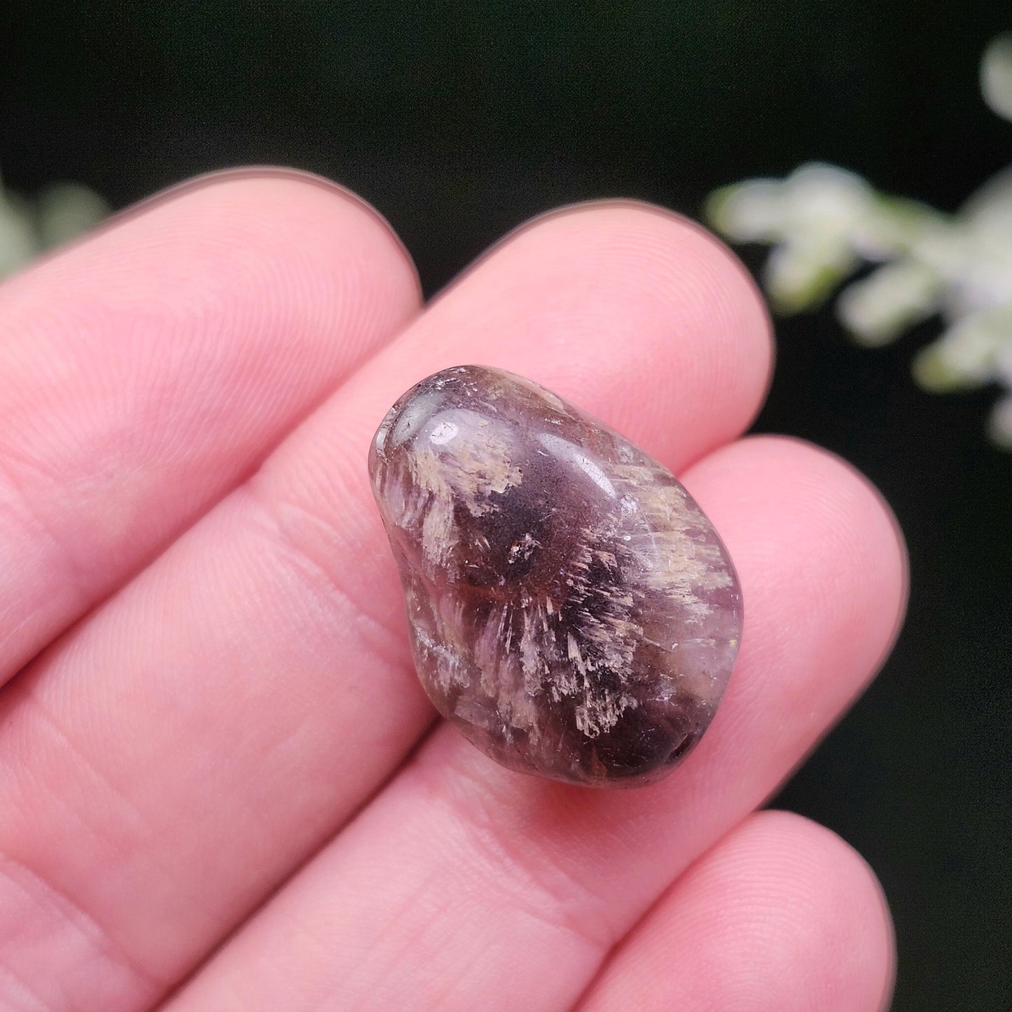 Lepidocrocite Quartz, Tumbled Stone from Brazil