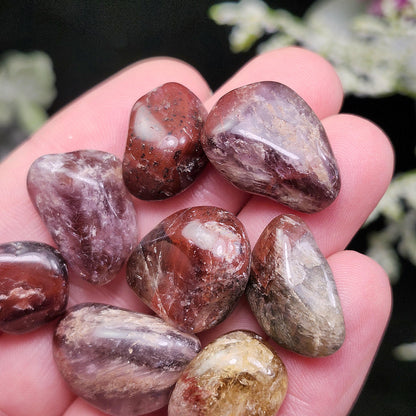Lepidocrocite Quartz, Tumbled Stone from Brazil