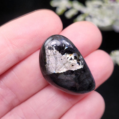 Larvikite Polished Crystal, Monzonite Gemstone