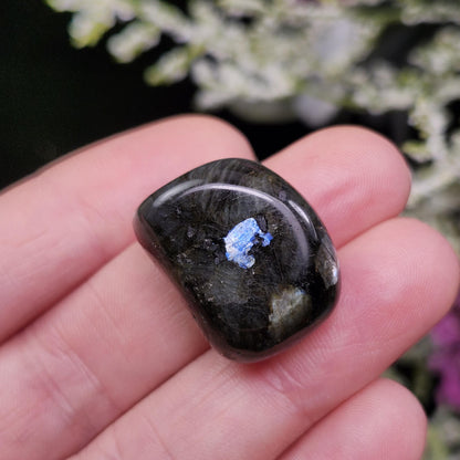 Larvikite Polished Crystal, Monzonite Gemstone