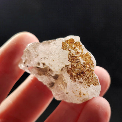 Geometric Sagenite Rutile Quartz, Brazilian Golden Rutilated Quartz