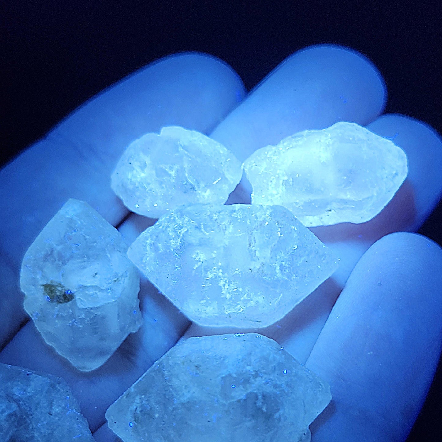 Golden Hanksite Specimen: UV Reactive Salt Crystal from Searles Lake