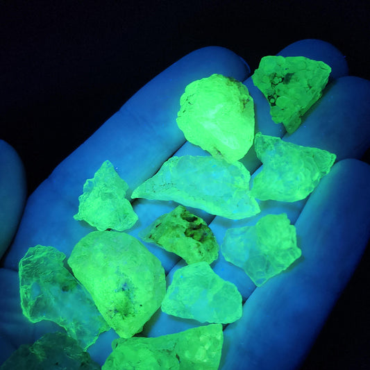 UV Reactive Hyalite Opal Crystal, Hyalite Glass Opal Stone