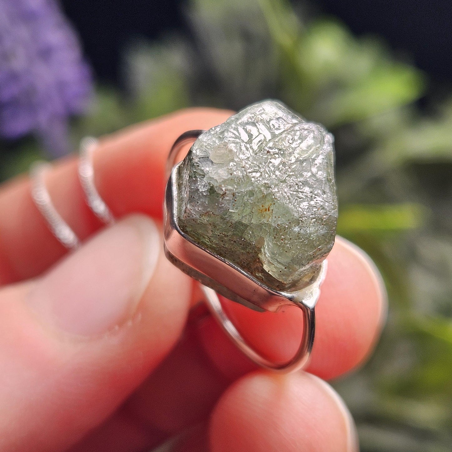 Grandidierite Crystal Pendant, Grandidierite Sterling Silver Necklace