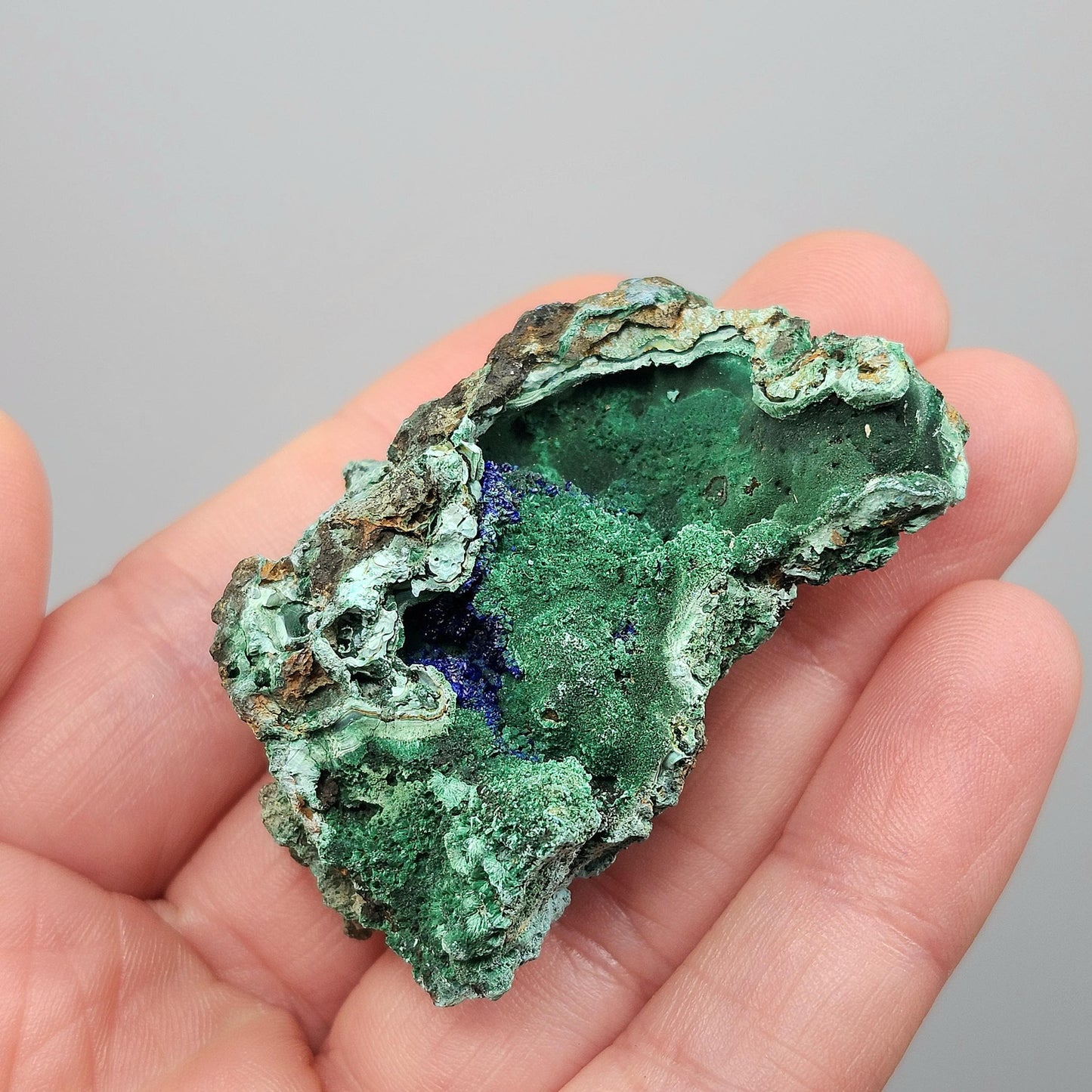 Malachite Azurite Specimen, Raw Malachite