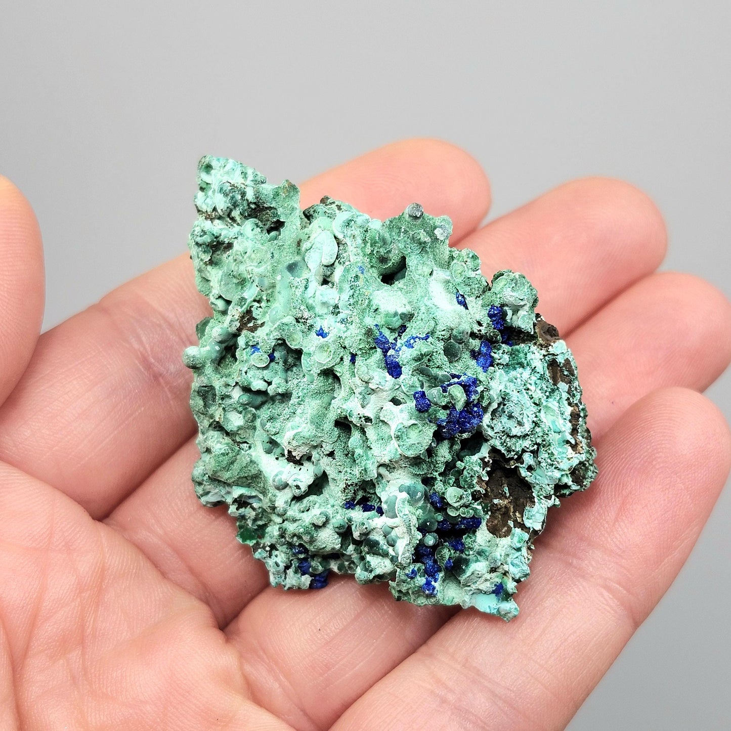 Malachite Azurite Specimen, Raw Malachite