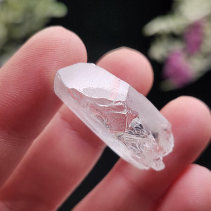 Lightning Struck Quartz Crystal, Raw Striated Quartz