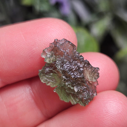 Genuine Moldavite Specimen 1.7g, Raw Genuine Moldavite