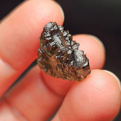 Genuine Moldavite Specimen (2.4g), Raw Genuine Moldavite Tektite