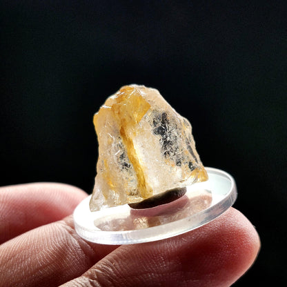 Golden Phenacite Crystal 2.7g, Nigerian Phenakite Specimen