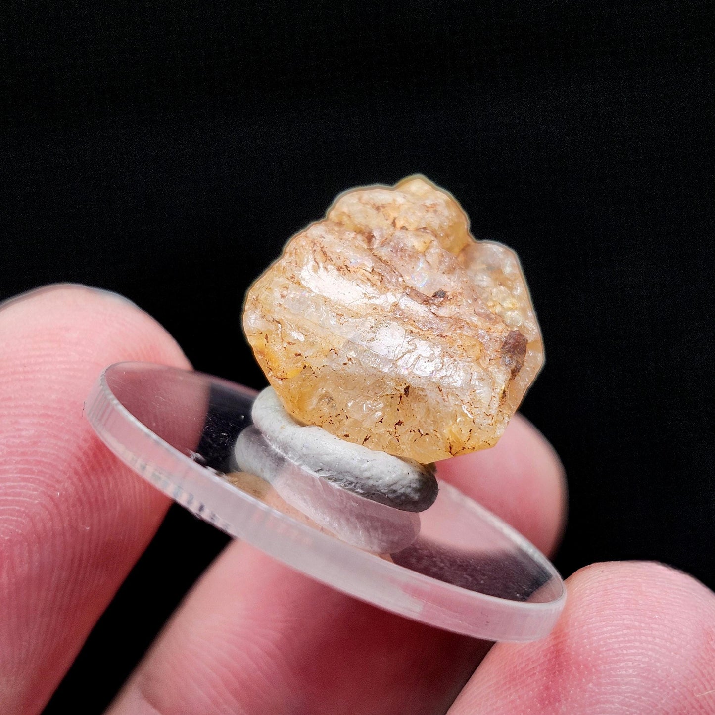 Golden Phenacite Crystal 2.5g, Nigerian Phenakite Specimen