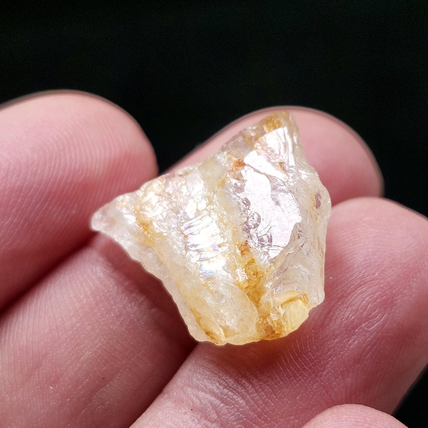 Golden Phenacite Crystal 2.7g, Nigerian Phenakite Specimen