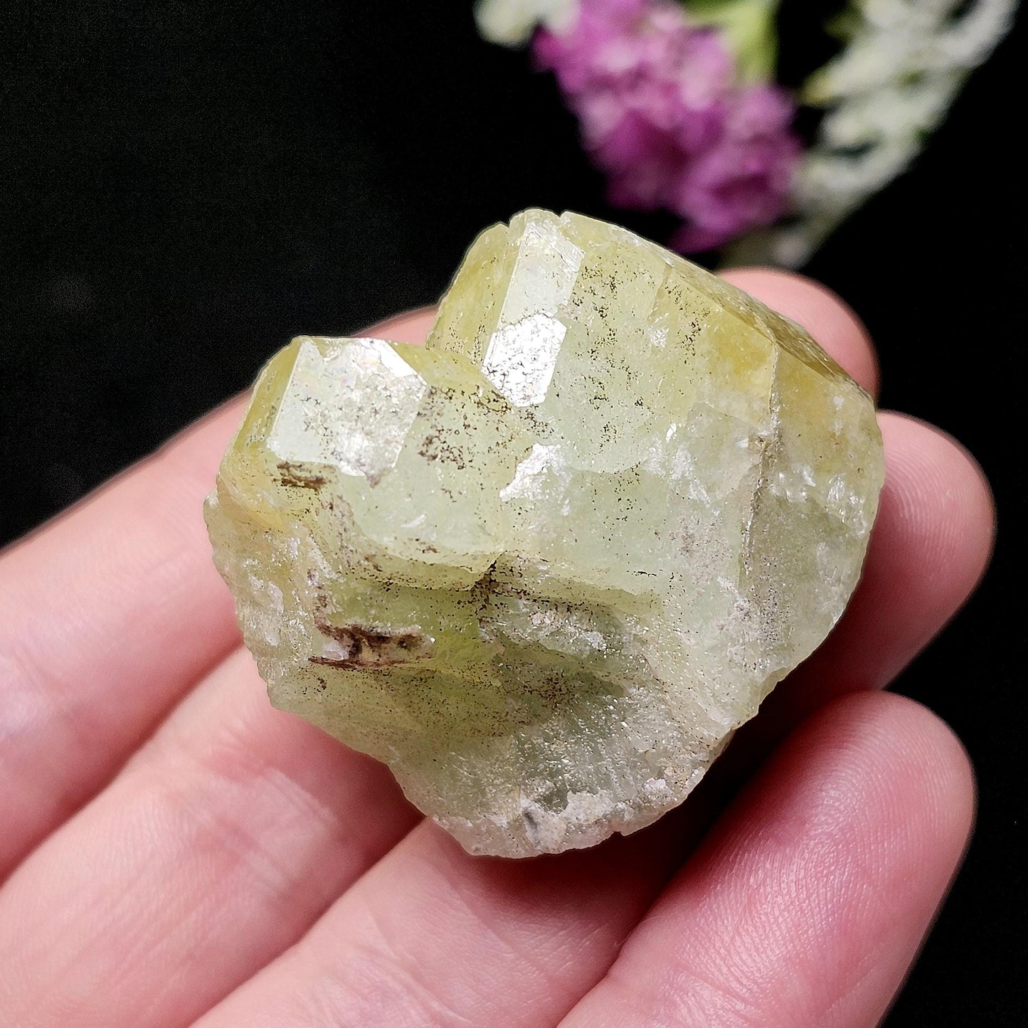 Datolite Crystal Specimen 41g, Primorsky Krai