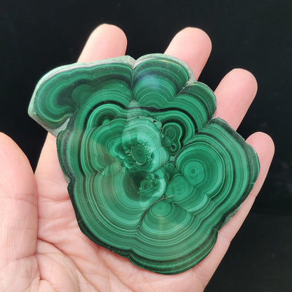 Malachite Slice 96g, Polished Crystal