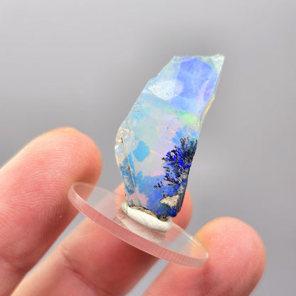 AAA Dendritic Rainbow Opal 3g, Ethiopian Opal Gemstone